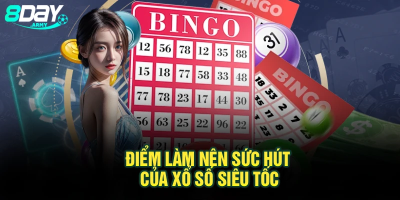 Điểm làm nên sức hút của xổ số siêu tốc