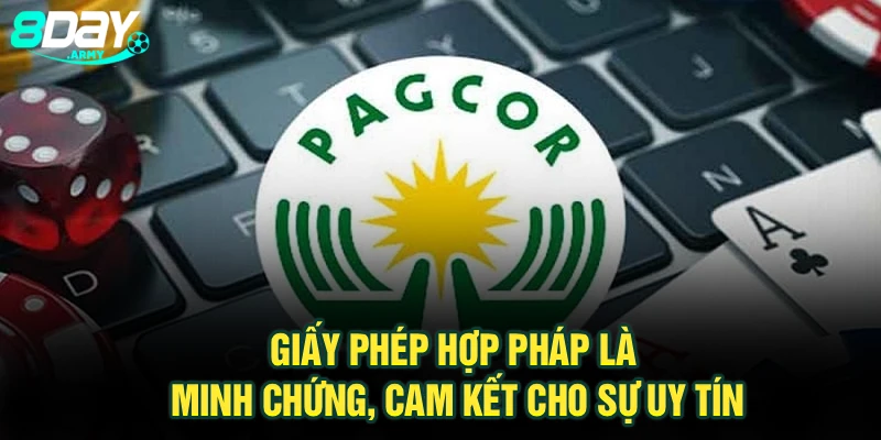 Giấy phép hợp pháp là minh chứng, cam kết cho sự uy tín