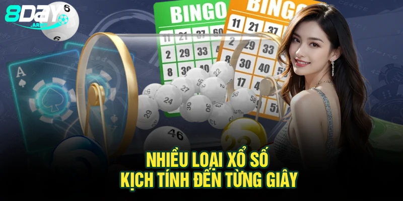 Nhiều loại xổ số kịch tính đến từng giây