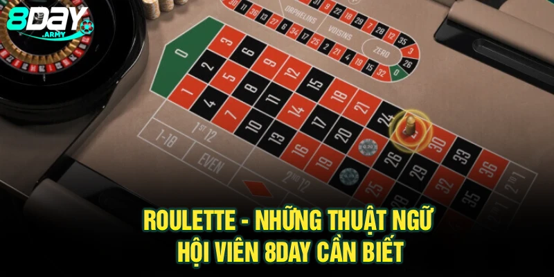 Roulette - Những Thuật Ngữ Hội Viên 8Day Cần Biết