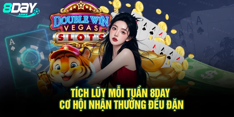 Tích Lũy Mỗi Tuần 8Day – Cơ Hội Nhận Thưởng Đều Đặn
